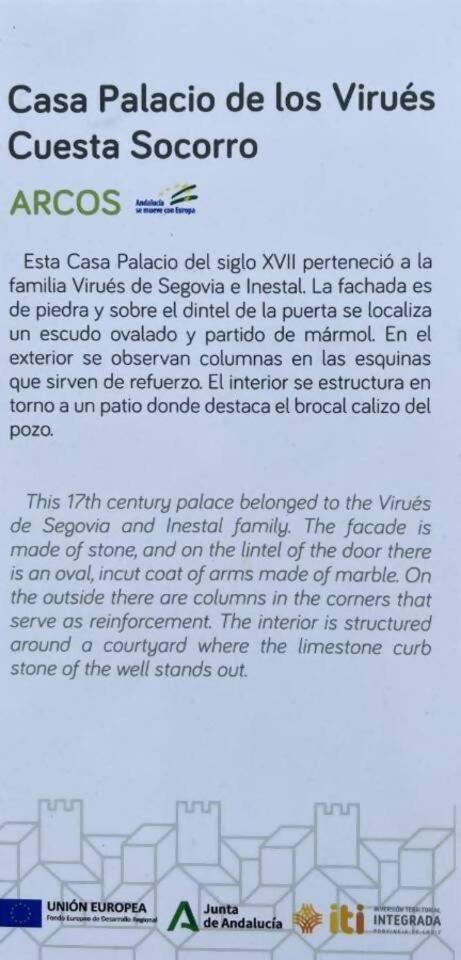 El Palomar De Arcos Leilighet Arcos de la Frontera Eksteriør bilde
